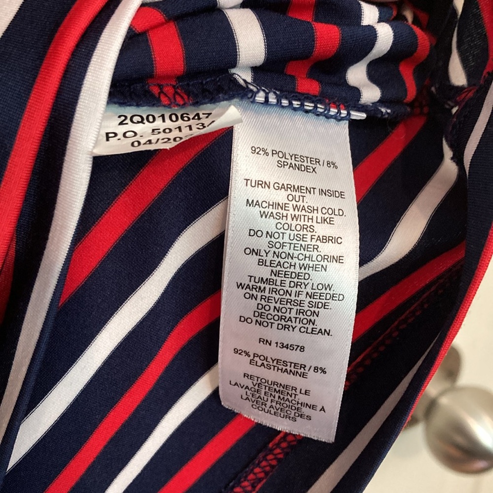 Vineyard Vines Red, White, and Blue Striped Dress EUC - Picture 4 of 4